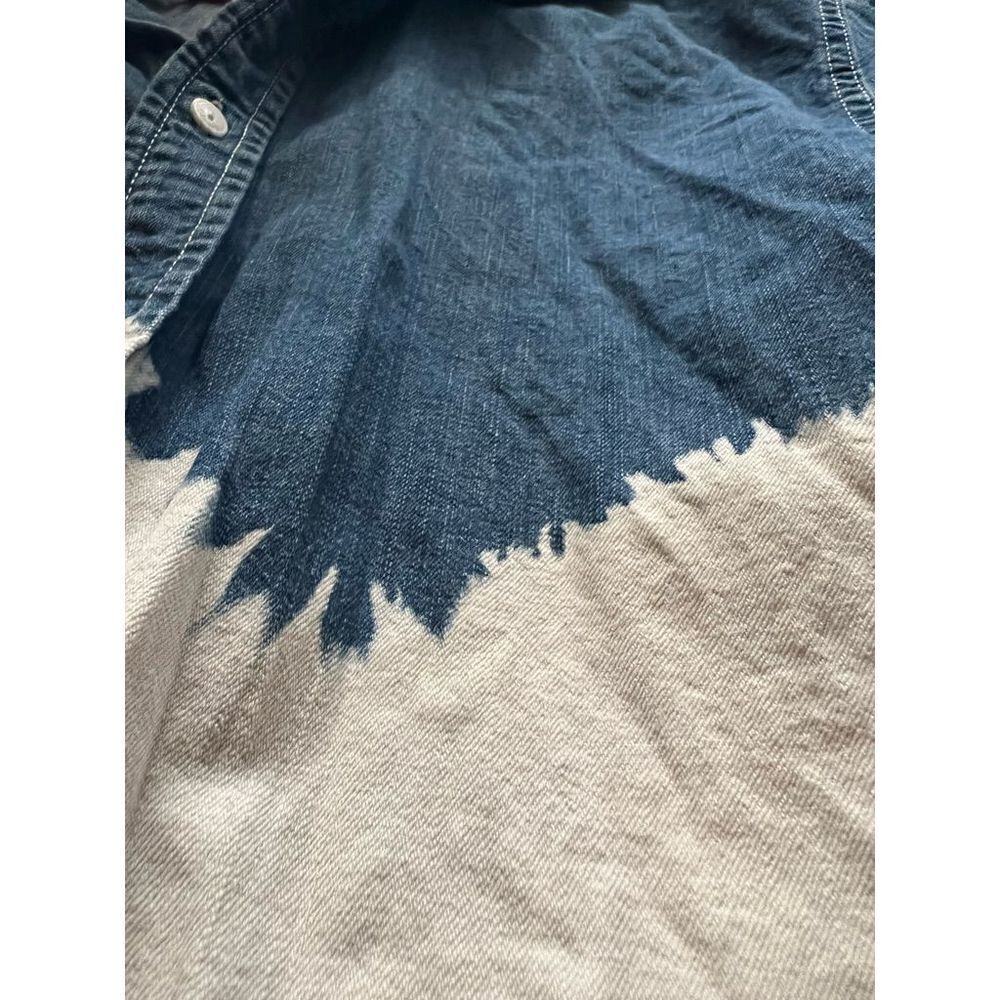 Levis Blue/ White Denim Acid Wash - Picture 5 of 6